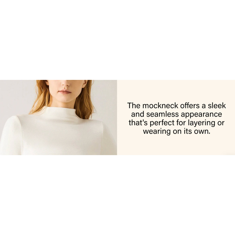 OGL Top Size S NEW ProWarm Thermal Ruched Sides Tuckable Mockneck Ginger Green - Picture 9 of 13